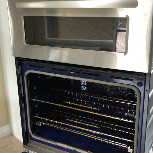 An oven that required a technician to rewire electronic module connections.